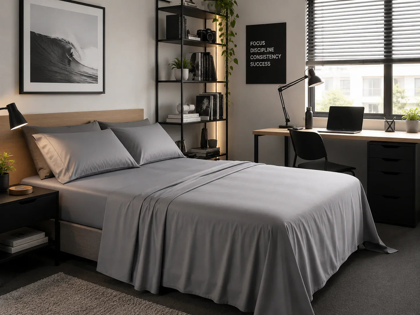 Grey Bamboo Sheets