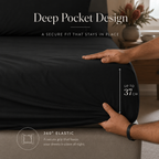 Black Bamboo Sheet Set • Double