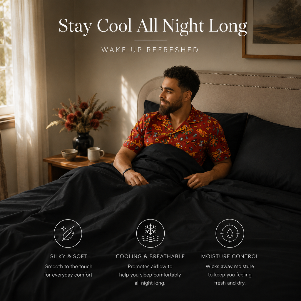 Black Bamboo Sheet Set • King