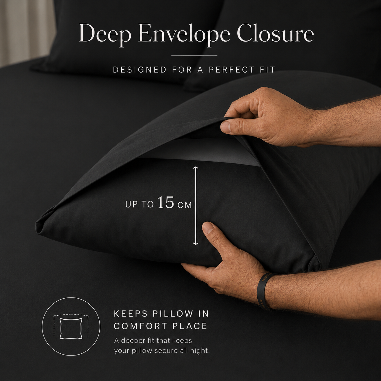 Black Bamboo Sheet Set • Super King