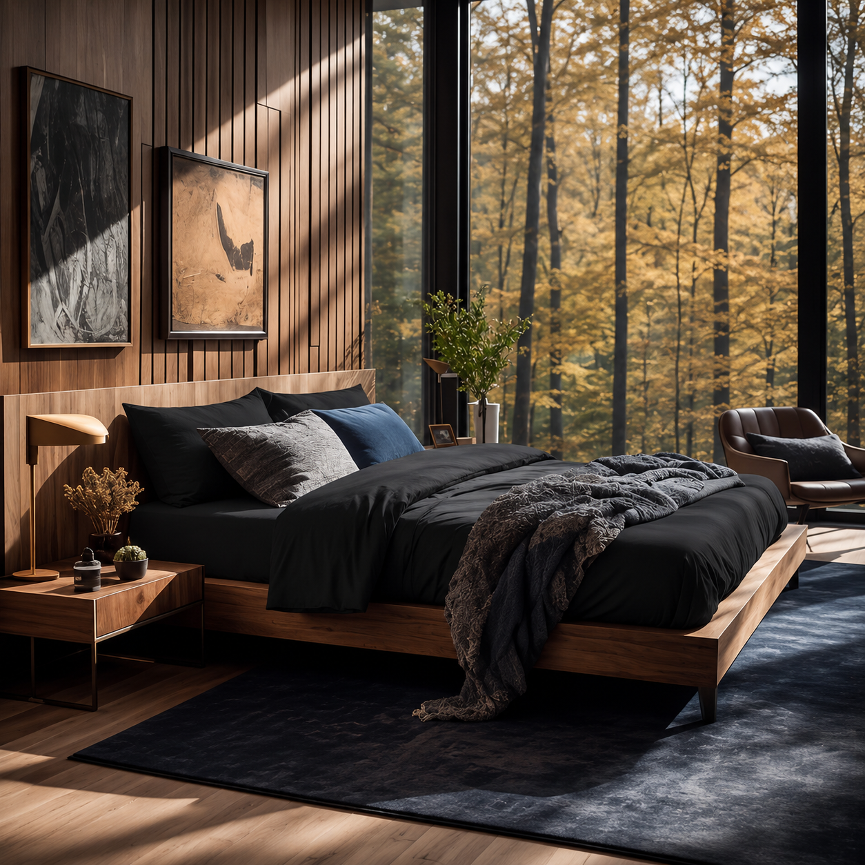 Black Bamboo Sheet Set • Super King
