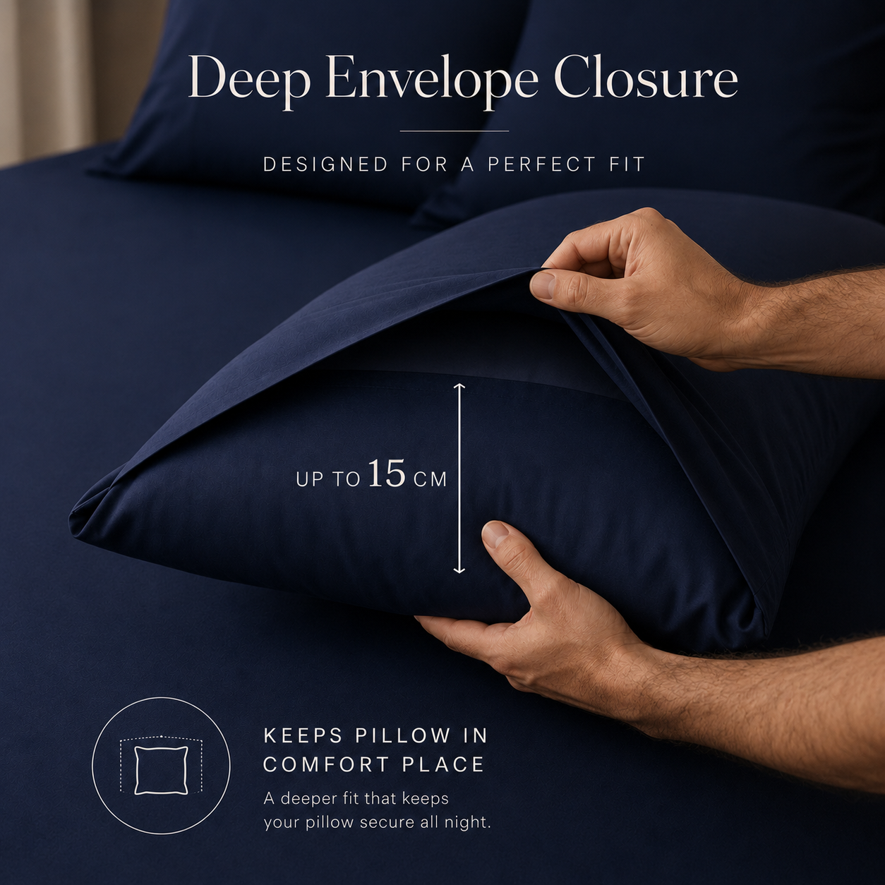Navy Bamboo Sheet Set • Queen