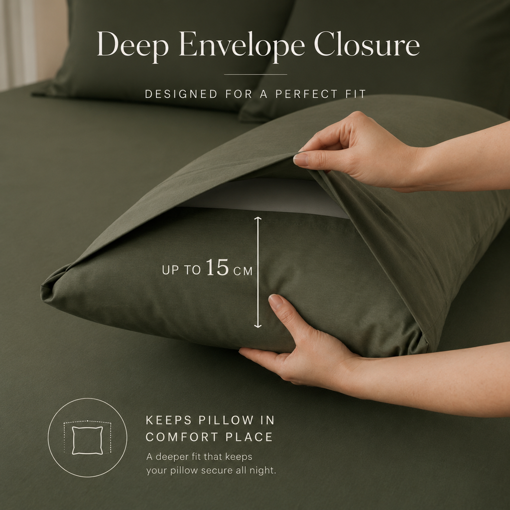 Olive Green Bamboo Sheet Set • Double
