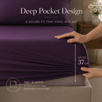 Purple Bamboo Sheet Set • Super King