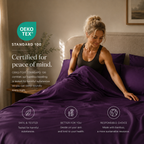 Purple Bamboo Sheet Set • Double
