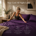 Purple Bamboo Sheet Set • Double
