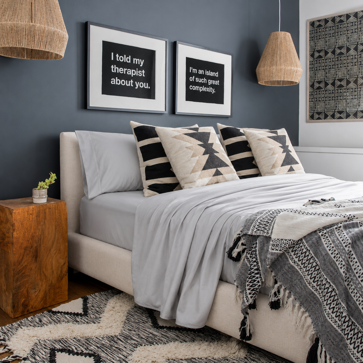 Silver Grey Bamboo Sheet Set • Double