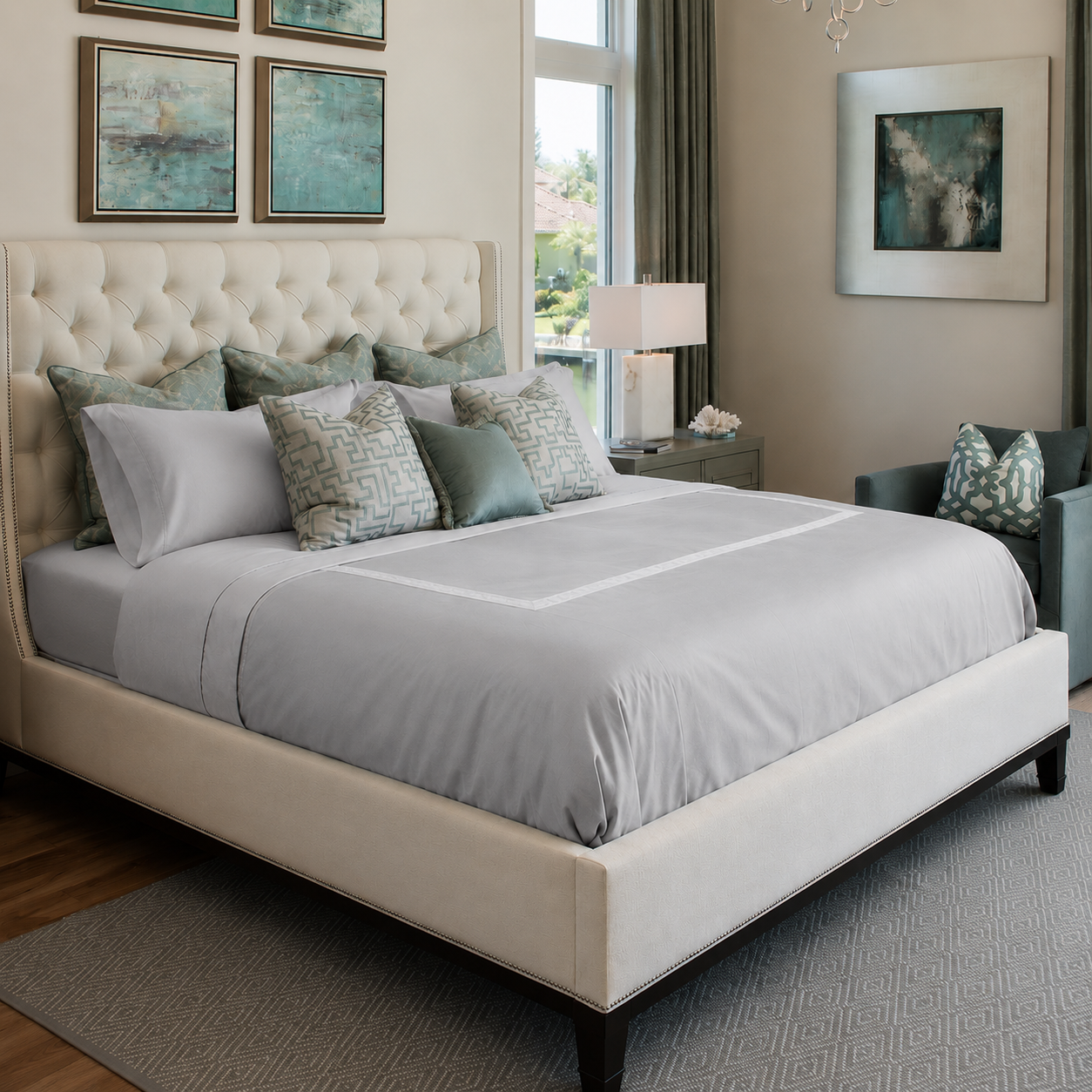 Silver Grey Bamboo Sheet Set • King