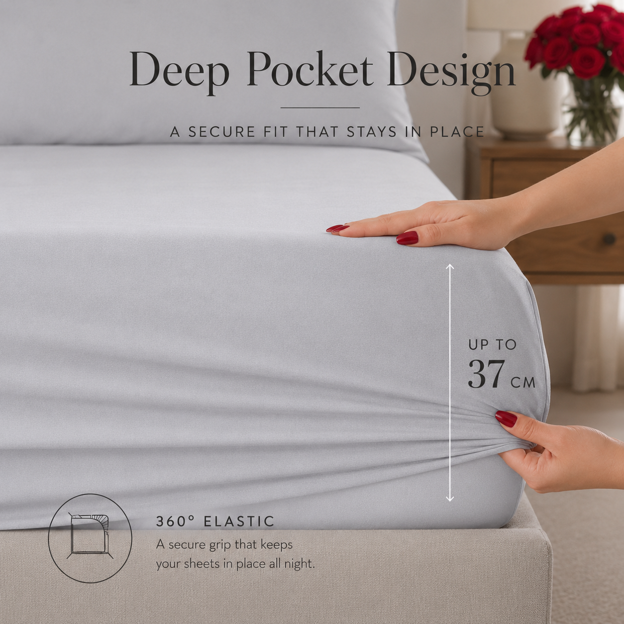 Silver Grey Bamboo Sheet Set • King