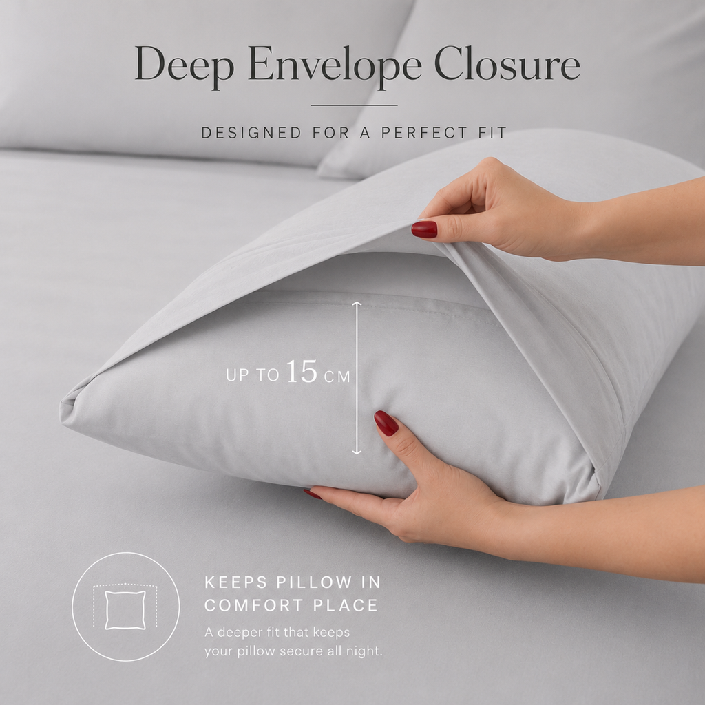 Silver Grey Bamboo Sheet Set • Double