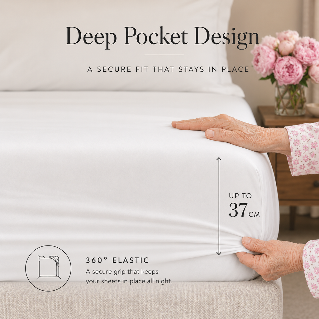 White Bamboo Sheet Set • Double