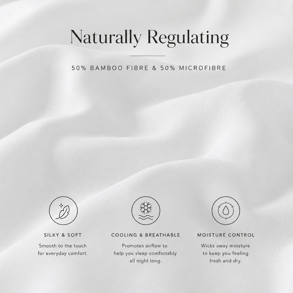 White Bamboo Sheet Set • King