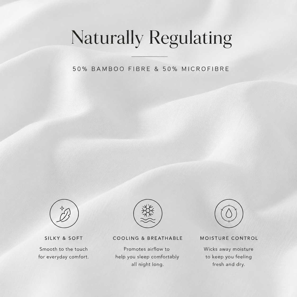 White Bamboo Sheet Set • King
